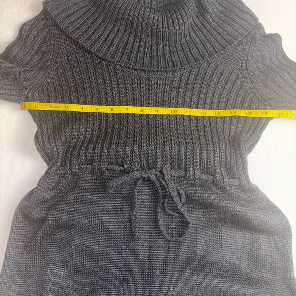Calvin Klein Dark Gray Sweater Dress with Cowl Neck - Size S - Picture 5 of 10